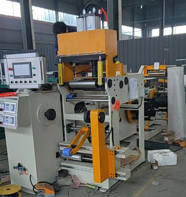 箔シート巻取機 乾式変圧器箔巻取機 冷間圧接