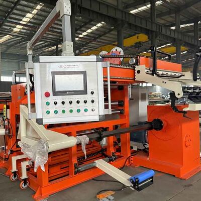 精密巻線用、空気圧テンション制御付き15kwトランスフォーマー箔巻線機、12ヶ月保証