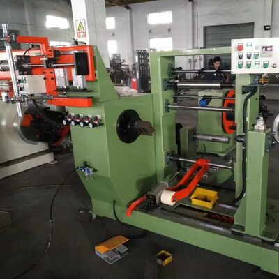 トランスフォーマーホイール巻き込み機械,一貫した巻き込み速度,TIG溶接,およびダブルデコイラー