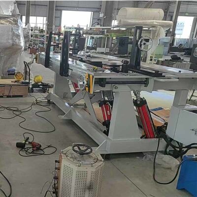 90°の傾斜角と500mmのプラットフォームストロークを備えた頑丈な5000kgの耐荷重変圧器コアスタッキングテーブル