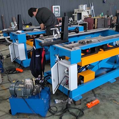 ZPT-3T 3000kgの容量と90°回転機能を持つ水力アモルフトランスフォーマーコアスタッキングテーブル 2.2KWモーターで動力