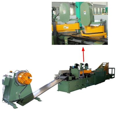 600mm Wide Strip 0.23-0.35mm Thickness 200m/min Feeding Speed Transformer Core Cutting Machine Step-Lap Core Cutter
